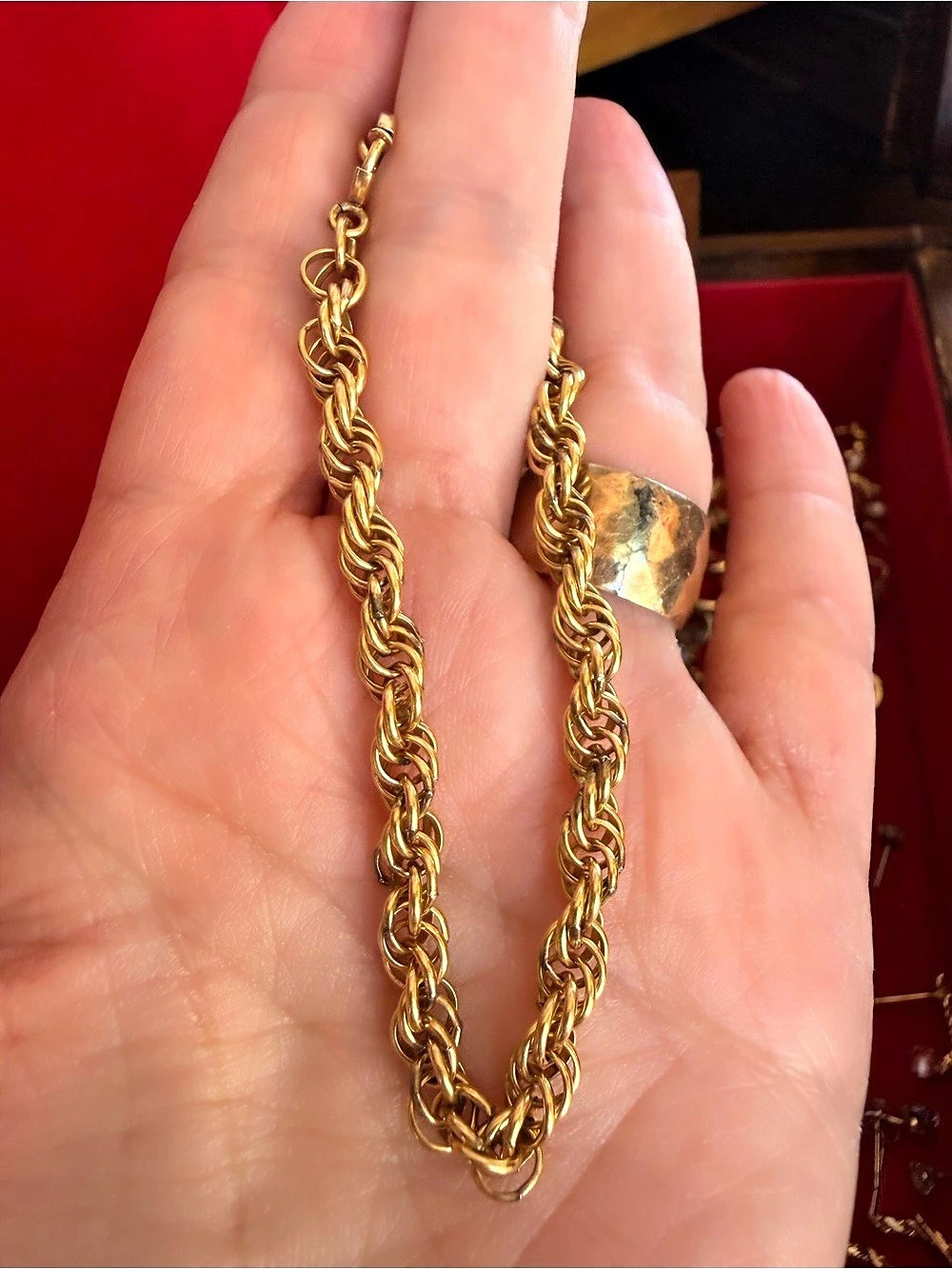 Vintage WINARD 12K Gold Filled Twisted Link Bracelet Mid-Century
Stunning Authen
